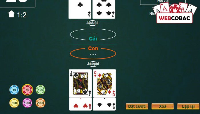 Betting actions in the online Buu card game