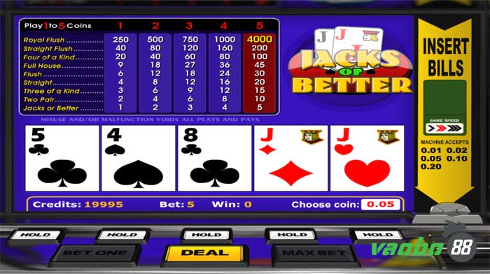 video poker games