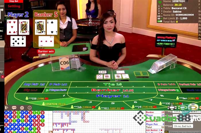 how to watch and bet in baccarat