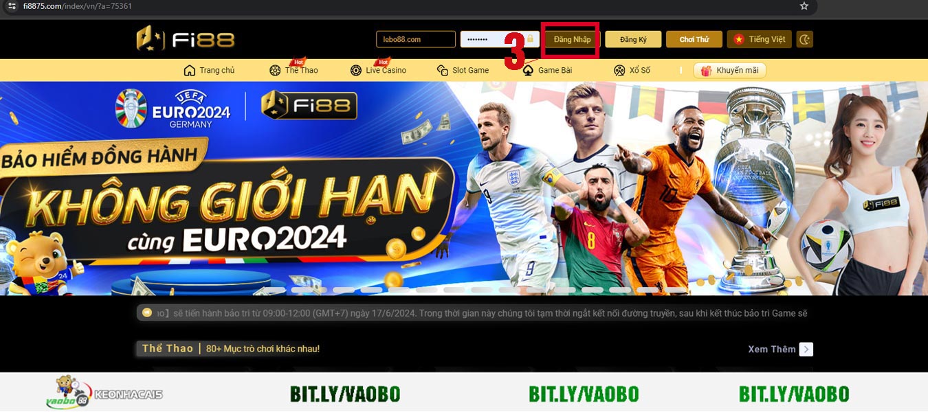 How to bet on Euro football at fi88 bookmaker