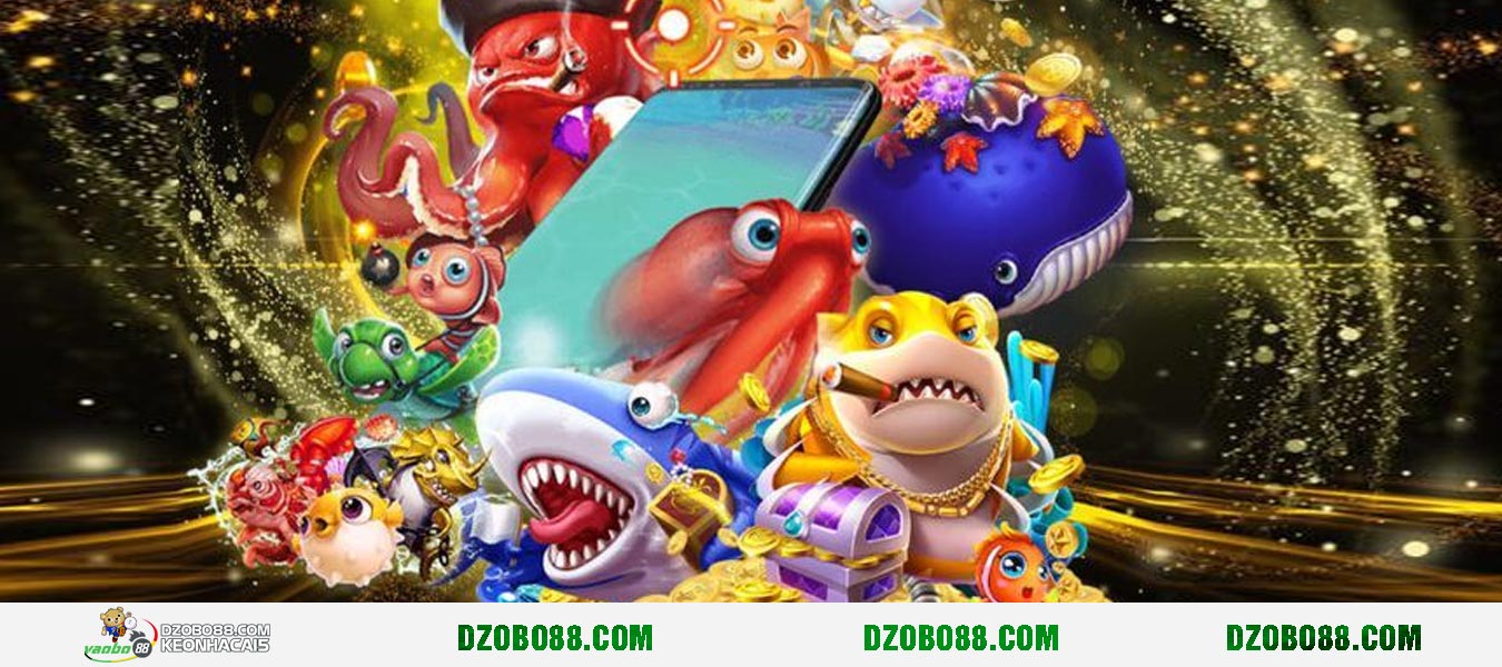 Detailed image of fish shooting game with rewards