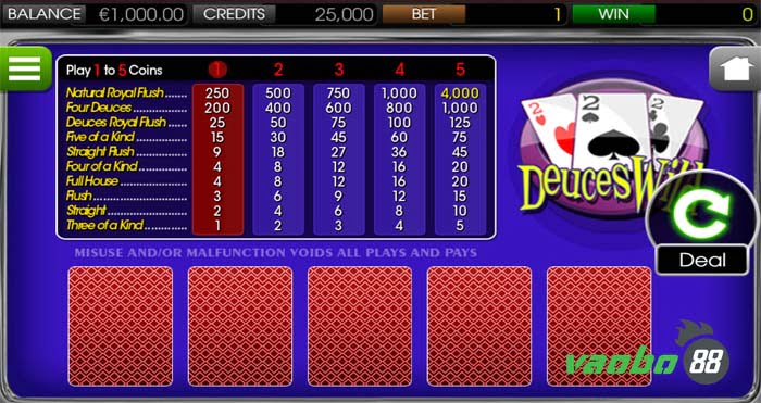 playing video poker