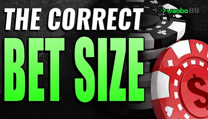 choose poker bet size