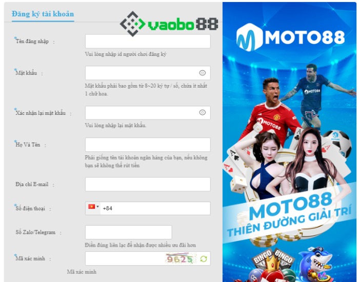 Register Moto88