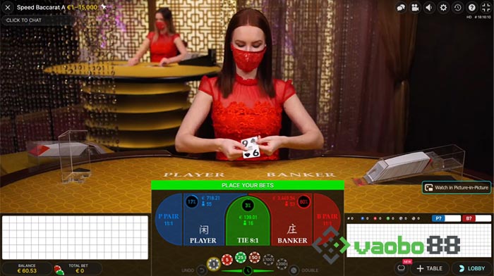 experience playing speed baccarat