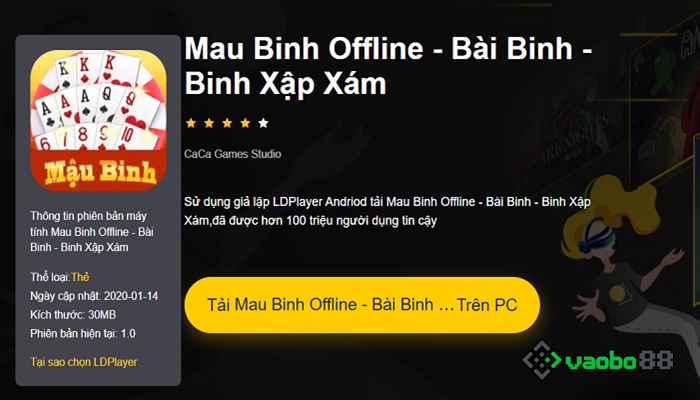 offline Mau Binh PC