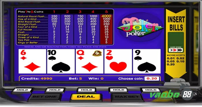 video poker game