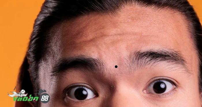 position of good mole on men's face